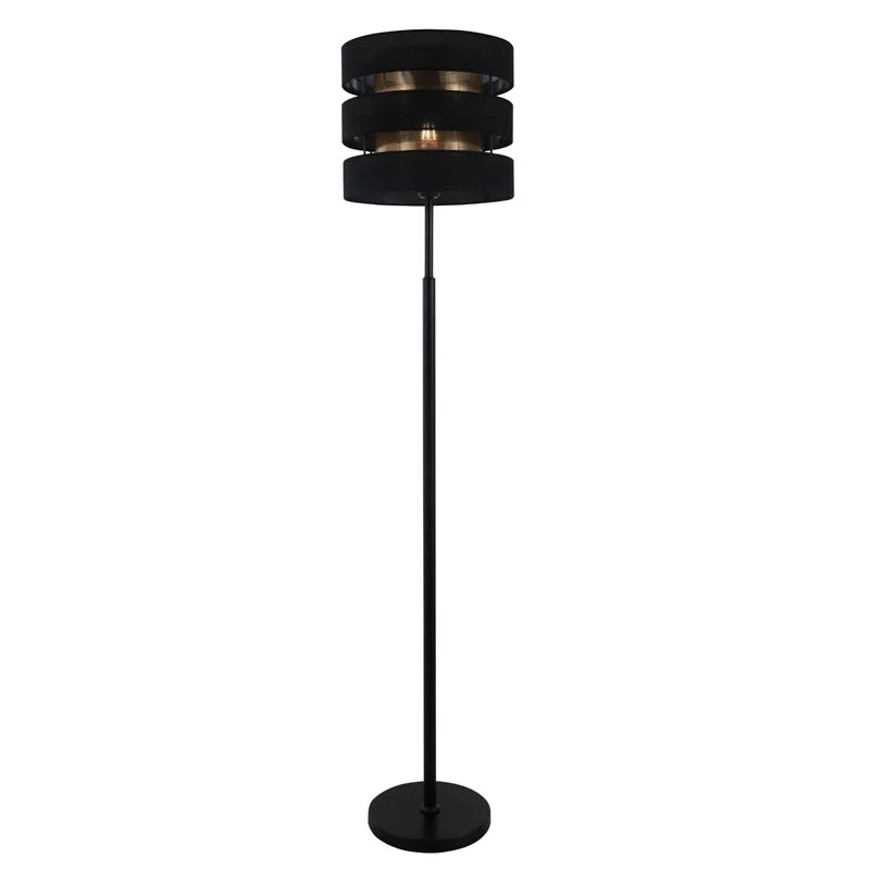 Por que escolher uma lâmpada de piso preto de sombra dupla para sua decoração em casa?