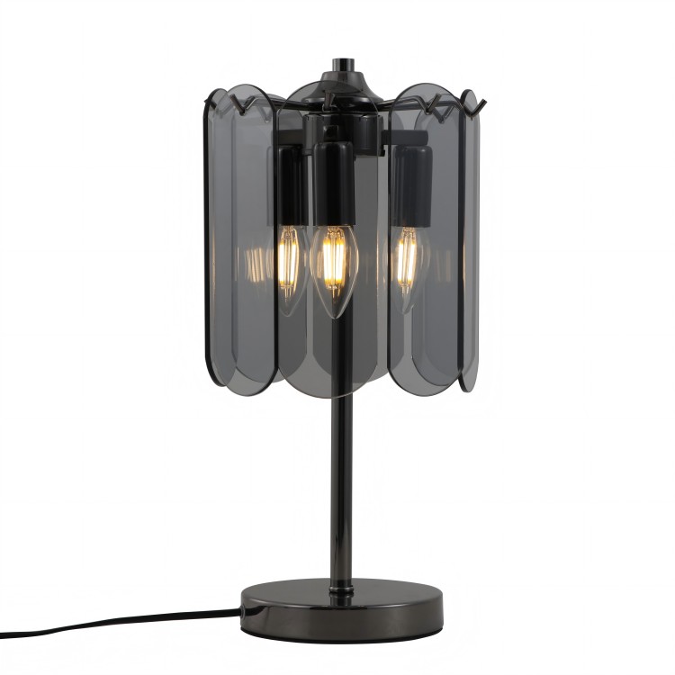 É problemático montar óculos defumados com 3 luzes de mesa para a cabeceira?