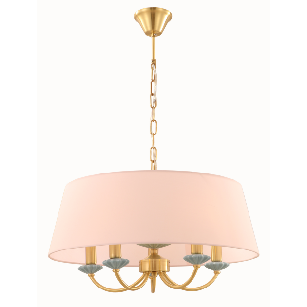 Lustre de design de gaiola de 5 cabeças