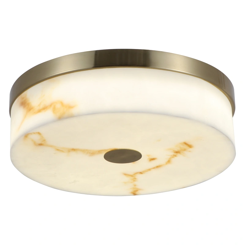 Luz de teto embutida de alabastro
