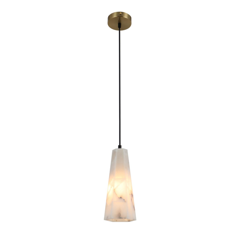 Luminária pendente de alabastro
