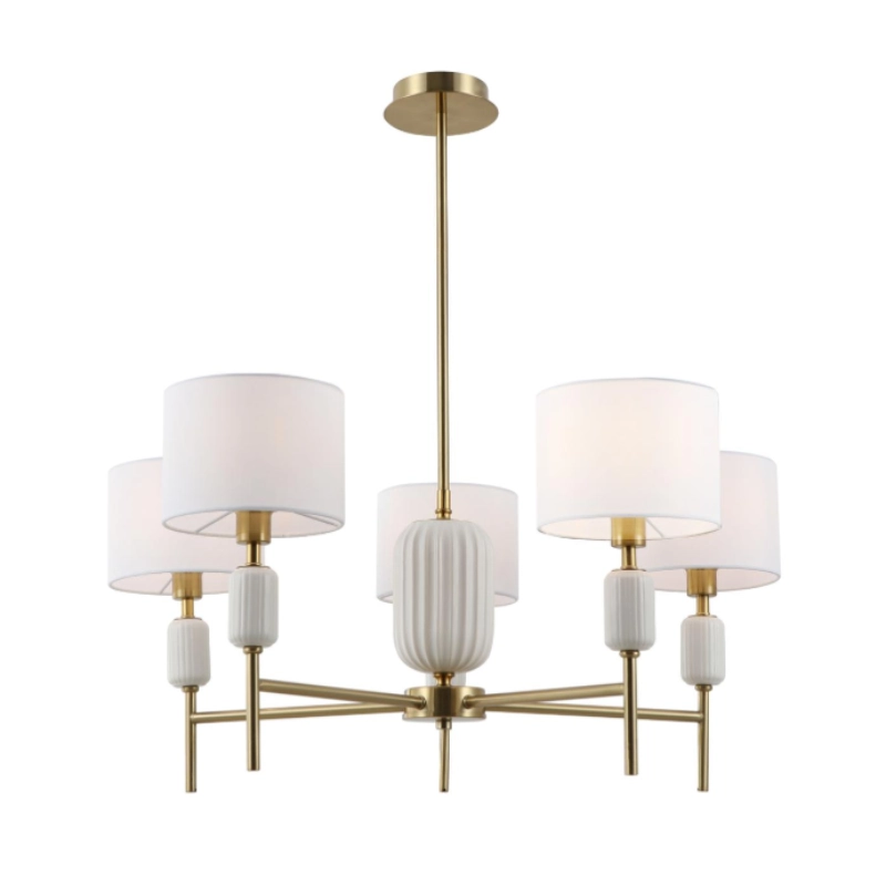 lustre de tecido cerâmico para sala de estar