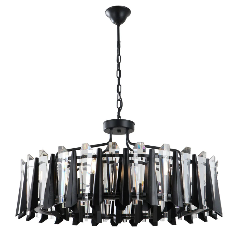 Lustre de cristal de luxo contemporâneo