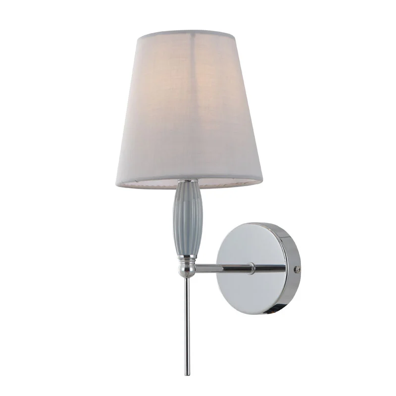 Scone de parede uplight de porcelana com cauda graciosa