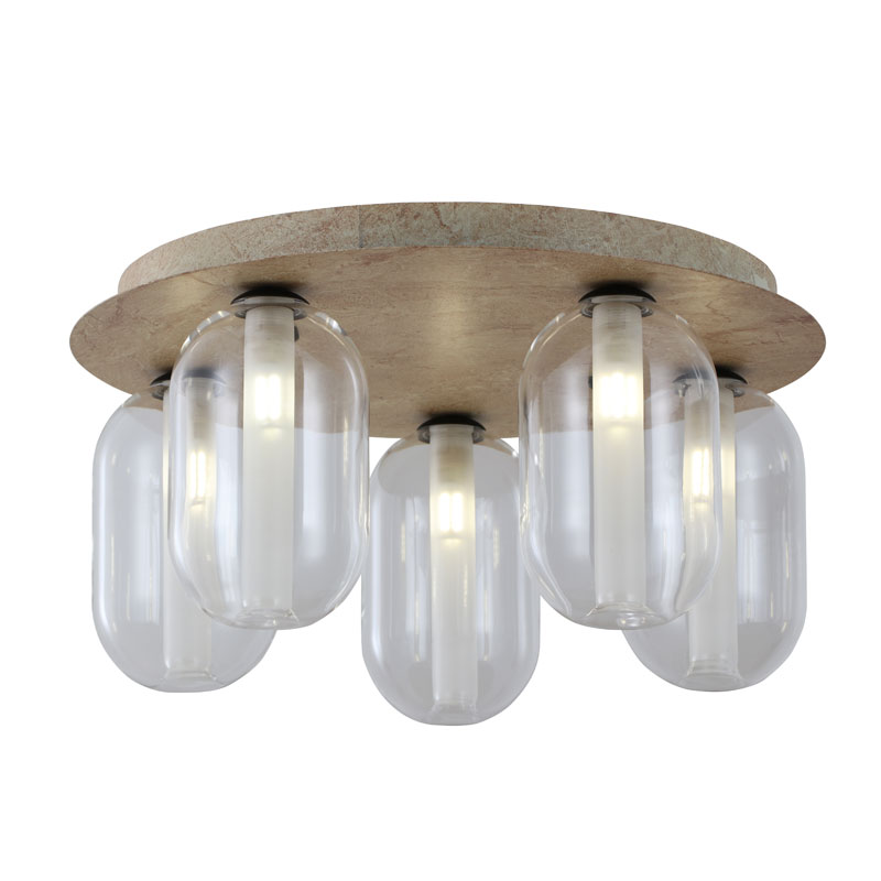 Luz de teto de imitação de pedra