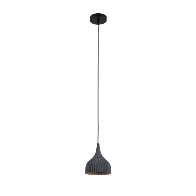 Lâmpada pendente de cimento industrial