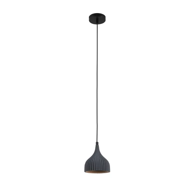 Luminária pendente industrial de cimento para loft