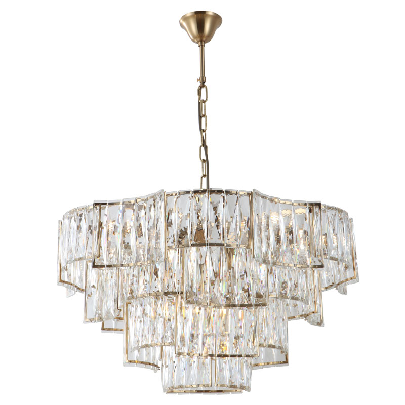 Lustre de cristal vintage de luxo