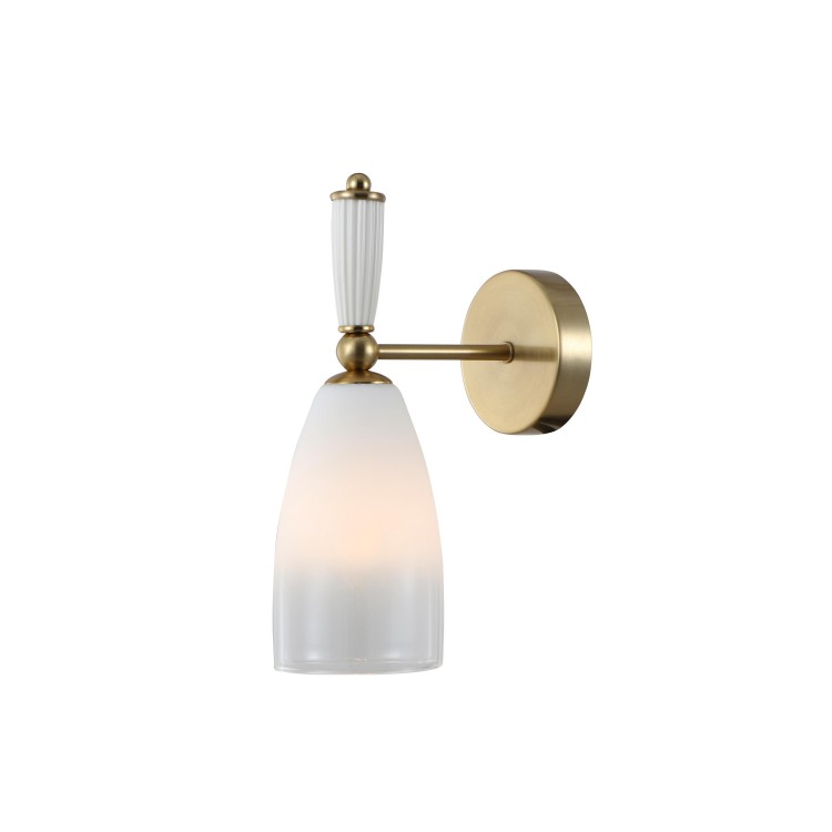 Lâmpada de parede de cerâmica de bronze de gradiente branco gradiente